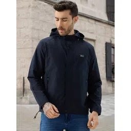 Status Quo Men Hooded Solid Lightweight Tailored Jacket-picture-39