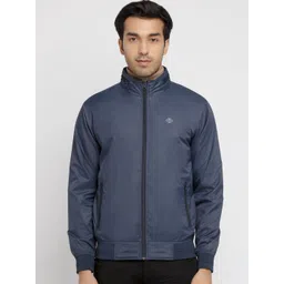 Status Quo Men Mock Collar Bomber Jacket-picture-22