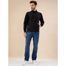 Status Quo Men Mock Collar Front-Open Sweatshirt image 2