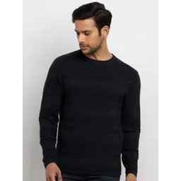 Status Quo Men Navy Blue Knitted  Pullover-picture-28