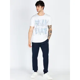 Status Quo Men Solid Regular Fit Cotton Joggers image 4