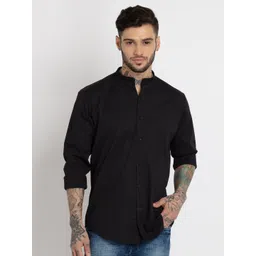 Status Quo Men Standard Slim Fit Casual Cotton Shirt-picture-29