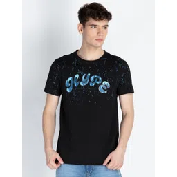 Status Quo Men Typography Printed Applique T-shirt-picture-42