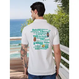 Status Quo Men Typography Printed Polo Collar Regular Fit T-shirt-picture-19