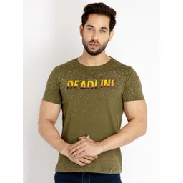 Status Quo Men Typography Printed Round Neck Cotton T-shirt-picture-25