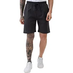status quo Men's Solid Basic Regular Fit Drawstring Shorts-picture-38