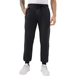 status quo Men's Solid Regular Fit Fleece Jogger with Drawstring Waist-picture-34