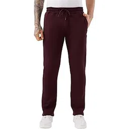 status quo Men’s Solid Regular Fit Fleece Trackpant with Elasticated Drawstring Waist-picture-32