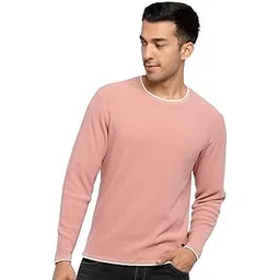 status quo Men's Solid Round Neck Cotton Sweater | 100% Pure Cotton | Regular Fit Winter Wear for Men's | Stylish & Comfortable-picture-17