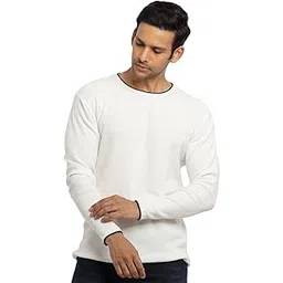 status quo Men's Solid Round Neck Cotton Sweater | 100% Pure Cotton | Regular Fit Winter Wear for Men's | Stylish & Comfortable-picture-16