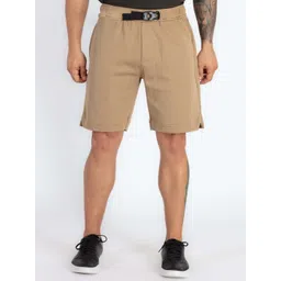 status quo Solid Men Khaki Casual Shorts-picture-12