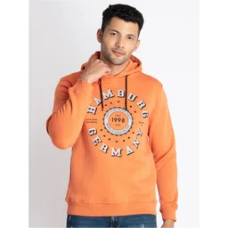 Status Quo Typography Printed Hooded Cotton Pullover Sweatshirt-image-42