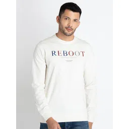 Status Quo Typography Printed Long Sleeves Pullover-image-48