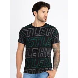 Status Quo Typography Printed Pure Cotton Casual T-shirt-image-16