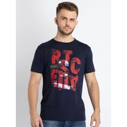 Status Quo Typography Printed Round Neck Cotton T-shirt-image-15