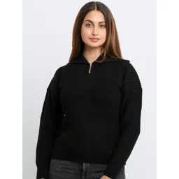 Status Quo Women Black Pullover-picture-35