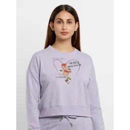 Status Quo Women Purple Printed Sweatshirt-picture-17