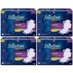 Stayfree 6 Pcs Dry Max All Night Ultra Dry Sanitary Pad Packet, Size: XL (Pack of 12)-picture-48