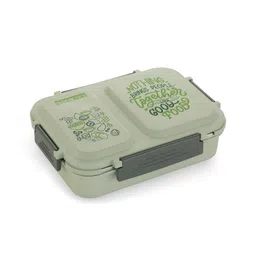 steel lock STEELLOCK SmartMeal 2-Partition Stainless Steel Insulated Tiffin for Kids & Adults, Leak-Proof Lunch Box with Silicone Gasket Lid, Bento Box for School, Office, Boys & Girls, 650 ml Green-picture-16