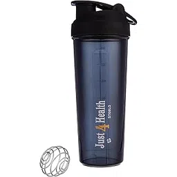 Steelo Shape Up Shaker Bottle, Gym Shaker for Protein Shake and Preworkout 100% Food Grade BPA-Free USFDA Approved PET Material 700ml for Men and Women, Black-picture-30