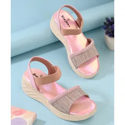 Stefens Beads Embellished Shimmered Sandals - Pink-picture-14