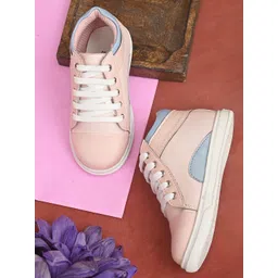 STEFENS Boys Colourblocked Mid Top Lace Up Sneakers-picture-37