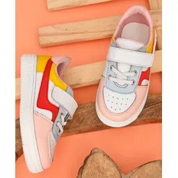 Stefens Colour Blocked Velcro Closure Sneakers - Multi Colour-picture-25