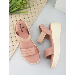 STEFENS Girls Textured Wedge Heeled Sandals-picture-46