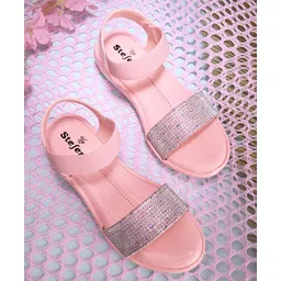 Stefens Shimmer Strap Design Slip On Sandal - Pink-picture-20