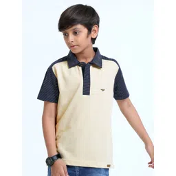 STELLERS Boys Colourblocked Polo Collar T-shirt-picture-52