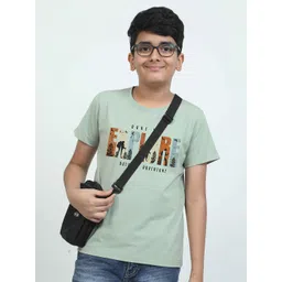 STELLERS Boys Typography Printed Applique T-shirt-picture-44