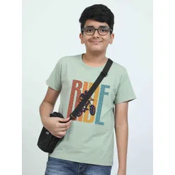 STELLERS Boys Typography Printed Applique T-shirt-picture-20