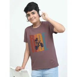 STELLERS Boys Typography Printed Extended Sleeves Applique T-shirt-picture-56