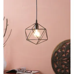 Kyra Black Metal Hanging Light by Stello-picture-33