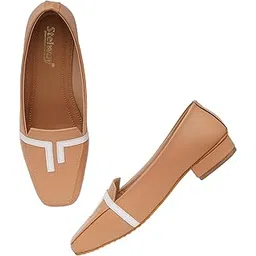 stelway Women's Formal Ballerinas – Comfortable Slip-On Flats with Block Heels, Perfect for Office, Casual & Everyday Wear, Stylish & Trendy Footwear-picture-45