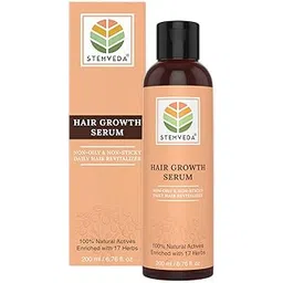 STEMVEDA Hair Growth Serum for Daily Use (200 ml) | Revolutionary Non-Oily, Non-Sticky Replacement for Hair Oil | Enriched with Aloe Vera, Bhringraj, Brahmi, Hibiscus and Amla | Strengthens Hair Follicles and Fights Hair Fall | Free from Minoxidil, Redensyl or Anagain-picture-16