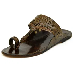 Men Stepfox Kolhapuri Chappal for Men-Handmade Leather Ethnic Sandals Sandal-picture-11