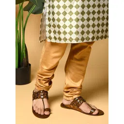 STEPHORN Men Ethnic Leather Comfort Sandals image 4