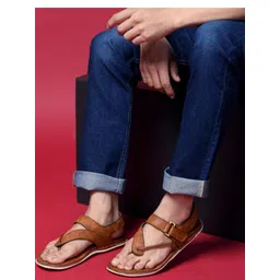 STEPHORN Men Faux Leather Comfort Sandals-picture-35