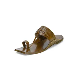 STEPHORN Men Leather Comfort Kolhapuri Sandals-picture-18