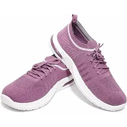 stepone Women’s Walking Shoes | Lightweight Breathable Sneakers for Women's | Comfortable Casual Sports Shoes,Breathable Knit Sports Shoes. Avilable in Onion,Blue,Grey,Peach Pink,Black |Sizes 5-10-picture-39