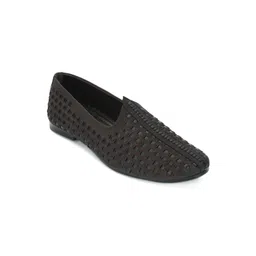 STEPSOFT Men Suede Slip-On Textured Mojaris-picture-21