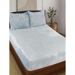 Steve & Anderson Grey 160 TC King Bedsheet With 2 Pillow Covers 1.83m x 1.98m x 20cm image 1