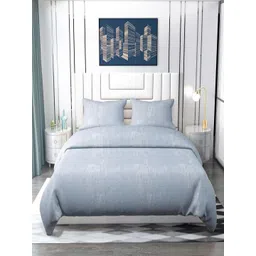Steve & Anderson Grey 160 TC King Bedsheet With 2 Pillow Covers 1.83m x 1.98m x 20cm image 2