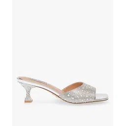 steve madden Aitana Embellished Kitten Heeled Sandals-picture-13