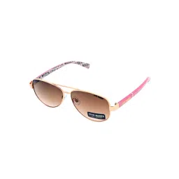 STEVE MADDEN Rose Gold Oversize Irregular Sunglasses for Women-picture-12