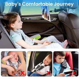 sthira Car Tabet Holder, 360° Rotation Back Seat Headrest Mounted Mobile Tabet Holder, Retractable Tab Holder Clip On for Car Tablet Holder Tablet Bracket for 5-11 Inches Phone or Tablet image 4