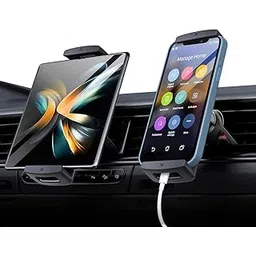 STHIRA® Tablet Holder for Car, Tablet & Phone Holder, 360° Rotatable Mount for Ipad Universal Fit for 6"-15" Devices, Secure Air Vent Mount, Car Tablet Holder Ideal for iPad, iPhones-picture-11