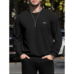sti Men Full Sleeve Solid Sweatshirt image 1