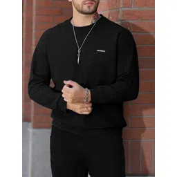 sti Men Full Sleeve Solid Sweatshirt image 3